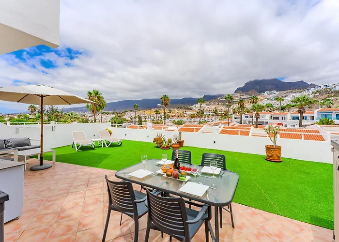 Apartment Huge Sunny Terrace Heated Pool Costa Adeje (Tenerife)